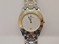 Pryngeps two-tone herenhorloge met golvende wijzerplaat - afbeelding 1 van  9