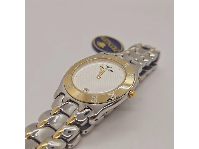 Pryngeps two-tone herenhorloge met golvende wijzerplaat - afbeelding 3 van  9