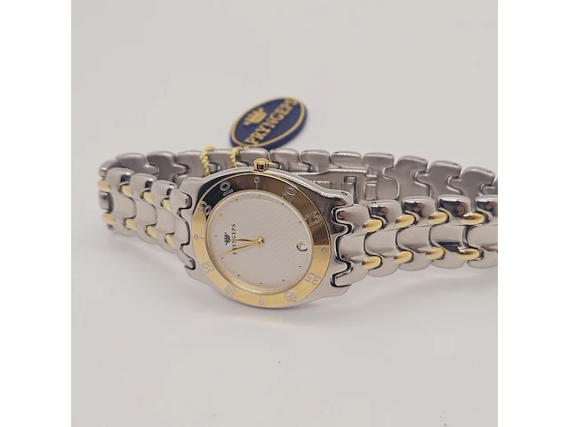 Pryngeps two-tone herenhorloge met golvende wijzerplaat - afbeelding 6 van  9