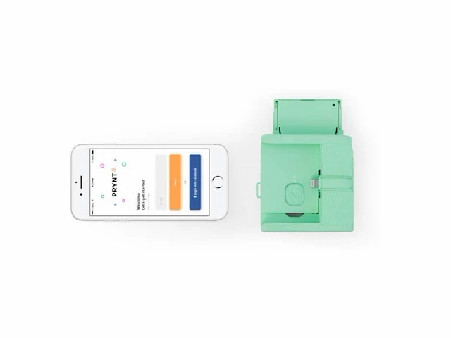 Prynt mobiele fotoprinter pocket mint - afbeelding 2 van  3