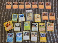 Psa 8 (near mint) gegradeerde eevee svp #173 + vintage & moderne pokémon kaarten - afbeelding 1 van  10