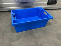 Psaplast kunststof bakken op rvs onderstel (17x) - afbeelding 3 van  7