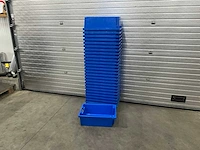 Psaplast kunststof bakken op trolly (26x) - afbeelding 1 van  6