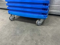Psaplast kunststof bakken op trolly (26x) - afbeelding 6 van  6