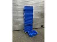 Psaplast kunststof bakken op trolly (31x) - afbeelding 2 van  6
