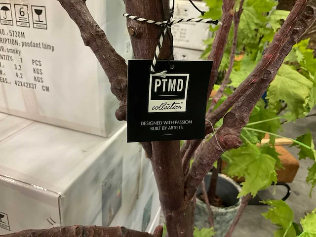 Ptmd kunstplant met pot - afbeelding 4 van  5