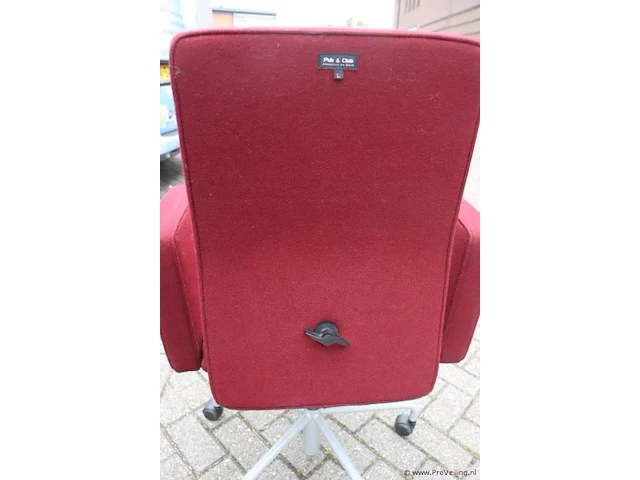 Pub & club vergader/bureaustoel - 63x54x108cm - afbeelding 4 van  5