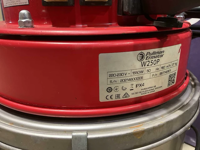 Pullman w250w industriële stofzuiger - afbeelding 8 van  9
