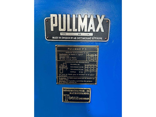 Pullmax - p3/3 - punch nibbling machines - afbeelding 5 van  9