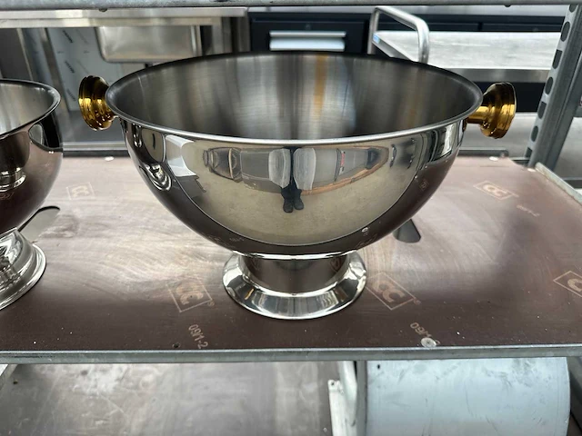 Punch bowls / champagne schalen (2x) - afbeelding 2 van  3