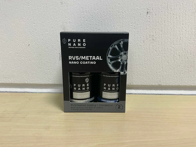Pure nano rvs/metaal coating en unicleaner (140 stuks) - afbeelding 1 van  4