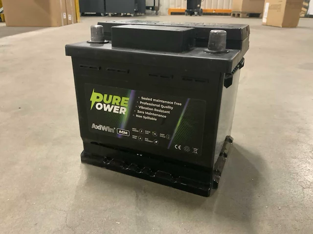 Pure power axiwin agm50 / lni accu (4x) - afbeelding 1 van  4