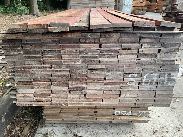 Purple heart beschoeiingsplanken 2000-2500x100x20mm (159x) - afbeelding 3 van  3