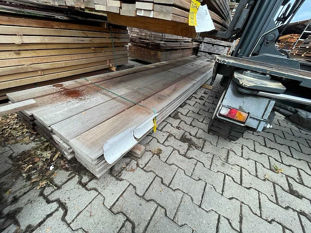 Purple heart damwand 4900-5200x190x47mm (15x) - afbeelding 2 van  3