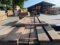 Purple heart dekdelen 3050x145x21mm (28x) - afbeelding 1 van  3