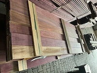 Purple heart hardhouten planken 16x140mm, lengte 200-400cm (181x) - afbeelding 2 van  3