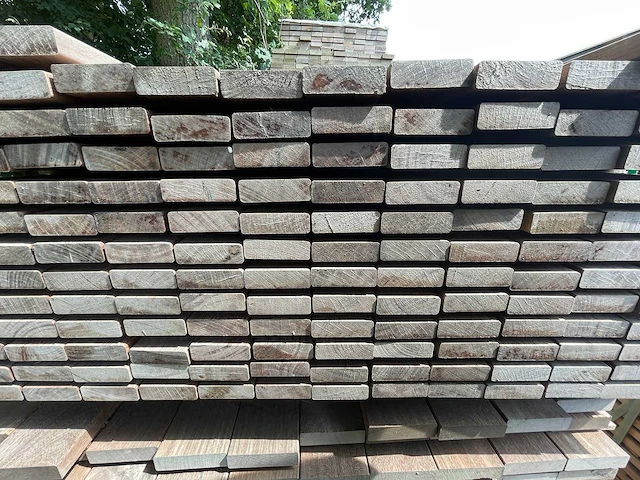 Purple heart hardhouten planken 21x70mm, lengte 125cm (162x) - afbeelding 3 van  3