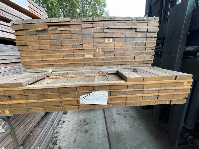 Purple heart hardhouten planken 21x70mm, lengte 130/100cm 59/125cm (189x) - afbeelding 3 van  3