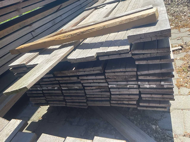 Purple heart hardhouten planken geschaafd 16x140mm, lengte 365cm (79x) - afbeelding 3 van  3