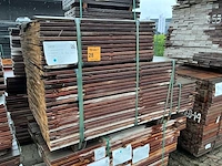 Purple heart hardhouten planken geschaafd 21x145mm, lengte 95-125cm (375x) - afbeelding 1 van  3