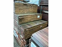 Purple heart hardhouten planken geschaafd 21x145mm, lengte 95-125cm (375x) - afbeelding 2 van  3