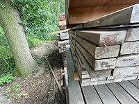 Purple heart hardhouten planken geschaafd 21x40mm, lengte 90/95cm 90/125cm (180x) - afbeelding 2 van  3