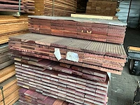 Purple heart hardhouten vlonderplanken 21x145mm, lengte 215-245cm (76x) - afbeelding 1 van  3