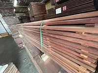 Purple heart hardhouten vlonderplanken 21x145mm, lengte 275cm (106x) - afbeelding 2 van  3