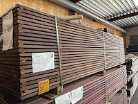 Purple heart hardhouten vlonderplanken 2750x145x21mm (161x) - afbeelding 2 van  3