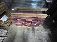 Purple heart kopse veer en groef (buitenparket) 650x145x21mm (135x) - afbeelding 1 van  3