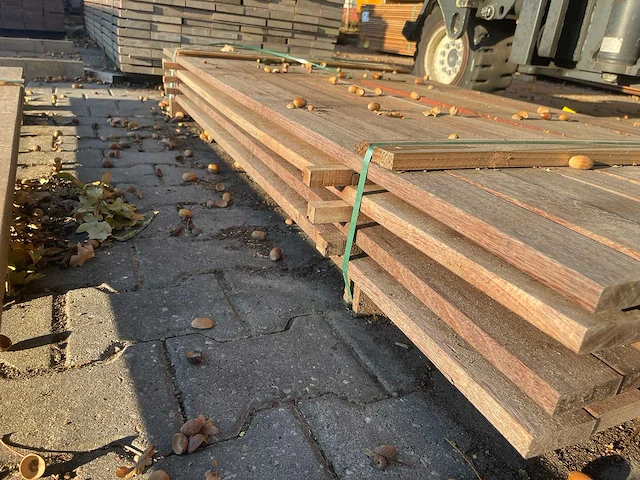 Purple heart latten geschaafd 1850x70x21mm (52x) - afbeelding 2 van  3