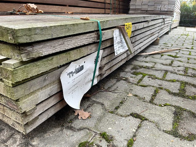 Purple heart planken fijnbezaagd 3350x205x26mm (35x) - afbeelding 2 van  3