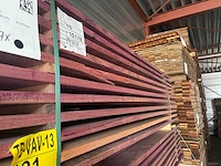 Purple heart planken geschaafd 1850x120x21mm (87x) - afbeelding 2 van  3