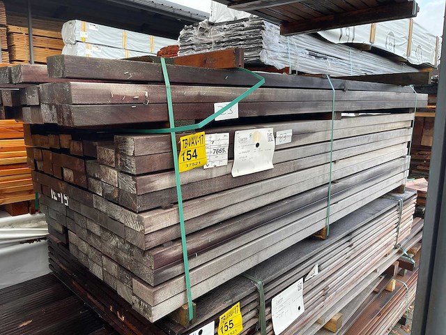 Purple heart planken geschaafd 2150-2450x95x45mm (106x) - afbeelding 2 van  3