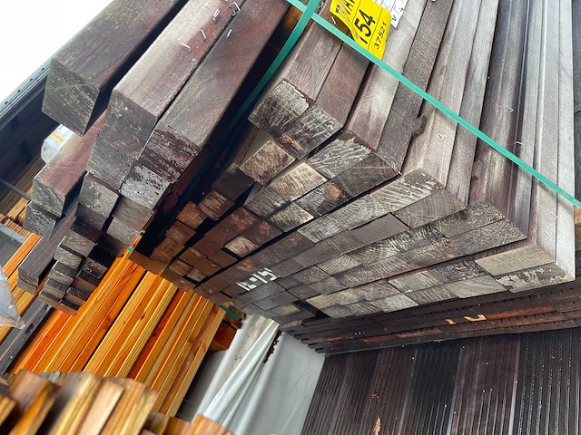 Purple heart planken geschaafd 2150-2450x95x45mm (106x) - afbeelding 3 van  3