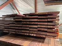 Purple heart planken geschaafd 2150x120x21mm (62x) - afbeelding 3 van  3