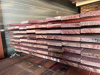 Purple heart planken geschaafd 2150x120x21mm (62x) - afbeelding 3 van  3