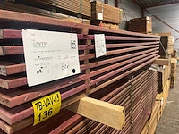 Purple heart planken geschaafd 2150x120x21mm (62x) - afbeelding 2 van  3