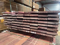 Purple heart planken geschaafd 2150x120x21mm (62x) - afbeelding 3 van  3