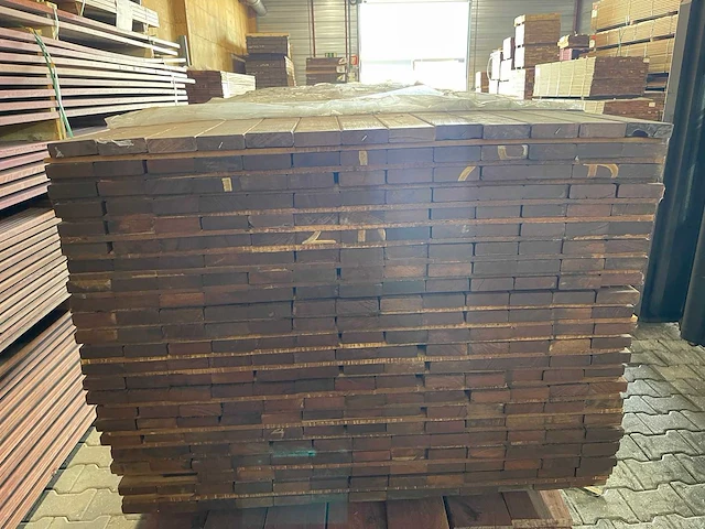 Purple heart planken geschaafd 2450x65x21mm (299x) - afbeelding 3 van  3