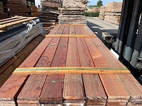 Purple heart planken geschaafd 2750x120x21mm (28x) - afbeelding 1 van  3