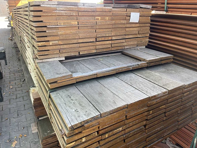 Purple heart planken geschaafd 3050-3650x145x21mm (189x) - afbeelding 3 van  3