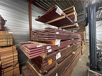 Purple heart planken geschaafd 3350-4300x120x21mm (84x) - afbeelding 2 van  3