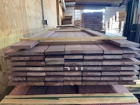 Purple heart planken geschaafd 3350-4300x145x21mm (84x) - afbeelding 3 van  3