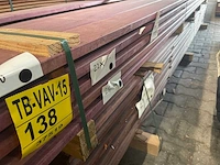 Purple heart planken geschaafd 4000-4300x120x21mm (30x) - afbeelding 2 van  3
