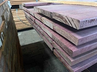 Purple heart planken geschaafd 4000-4300x120x21mm (30x) - afbeelding 3 van  3
