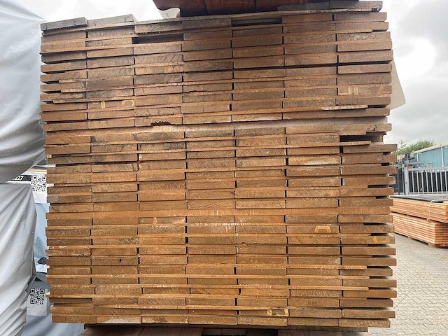 Purple heart planken geschaafd 950-1550x145x21mm (207x) - afbeelding 3 van  3