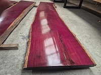 Purple heart tafel 4000x850x65mm - afbeelding 2 van  2