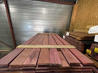 Purple heart vlonderplanken 1850x120x21mm (87x) - afbeelding 1 van  3