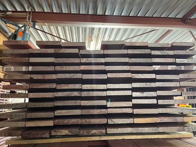 Purple heart vlonderplanken 1850x120x21mm (87x) - afbeelding 3 van  3
